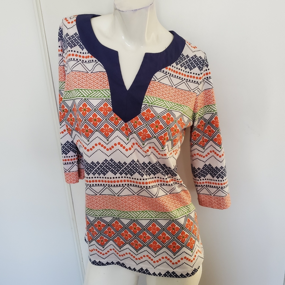 90s vintage patterned tunic